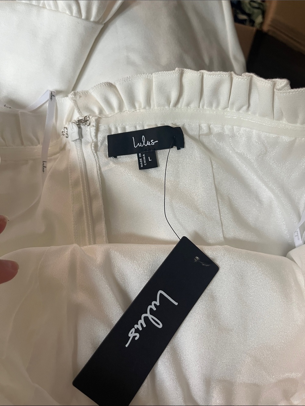 Lulus Little Lovely Ivory Strapless Mini Dress - Picture 8 of 8